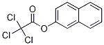 Acetic acid, 2,2,2-trichloro-, 2-naphthalenyl ester Struktur