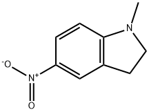 1-METHYL-5-NITROINDOLINE Struktur