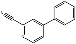 2-CYANO-4-PHENYLPYRIDINE Struktur