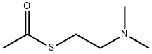 S-[2-(dimethylamino)ethyl] ethanethioate Struktur