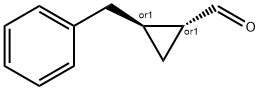 Cyclopropanecarboxaldehyde, 2-(phenylmethyl)-, trans- (9CI) Struktur