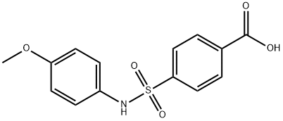 4-(4-METHOXY-PHENYLSULFAMOYL)-BENZOIC ACID Struktur