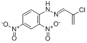 2-Chloropropenal 2,4-dinitrophenylhydrazone Struktur