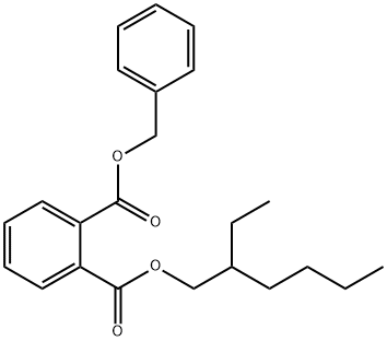 2-Ethylhexyl benzyl phthalate Struktur