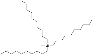 METHYLTRI-N-DECYLSILANE Struktur