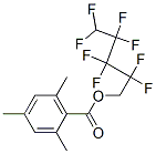 2,4,6-Trimethylbenzoic acid 2,2,3,3,4,4,5,5-octafluoropentyl ester Struktur