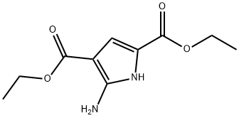 diethyl 5-amino -1H-pyrrole-2,4-dicarboxylate Struktur