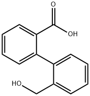 2'-HYDROXYMETHYL-BIPHENYL-2-CARBOXYLIC ACID Struktur