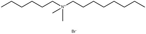 HEXYLDIMETHYLOCTYLAMMONIUM BROMIDE Struktur