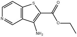 Ethyl 3-aminothieno[3,2-c]pyridine-2-carboxylate Struktur