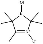 1-HYDROXY-2,2,4,5,5-PENTAMETHYL-3-IMIDAZOLINE-3-OXIDE Struktur