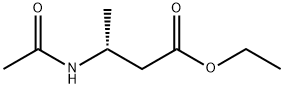 (R)-ETHYL-3-ACETAMIDOBUTYRATE Struktur