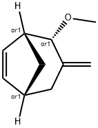 Bicyclo[3.2.1]oct-6-ene, 2-methoxy-3-methylene-, endo- (9CI) Struktur