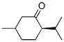 Cyclohexanone, 5-methyl-2-(1-methylethyl)-, (2R)- (9CI) Struktur