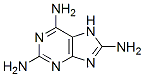 7H-purine-2,6,8-triamine Struktur