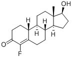 4-fluoro-19-nortestosterone Struktur