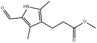 5-FORMYL-2,4-DIMETHYLPYRROLE-3-PROPIONIC ACID, METHYL ESTER Struktur