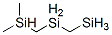 5-Methyl-1,3,5-trisilahexane Struktur