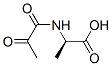 D-Alanine, N-(1,2-dioxopropyl)- (9CI) Struktur