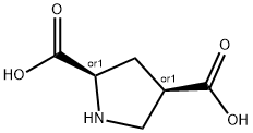 2,4-Pyrrolidinedicarboxylicacid,cis-(9CI) Struktur