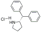 (S)-2-Diphenylmethylpyrrolidine (hydrochloride) Struktur