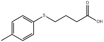 4-P-TOLYLSULFANYL-BUTYRIC ACID Struktur