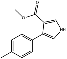 4-(4-METHYLPHENYL)-1H-PYRROLE-3-CARBOXYLICACIDMETHYLESTER Structure