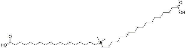 dimethylsilylene distearate  Struktur