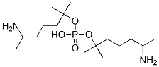 bis[5-amino-1,1-dimethylhexyl] hydrogen phosphate Struktur