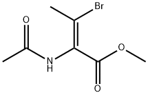 METHYL-(2E)-2-ACETYLAMINO-3-BROMO-2-BUTENOATE Struktur