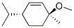 Cyclohexene, 3-methoxy-3-methyl-6-(1-methylethyl)-, cis- (9CI) Struktur