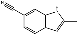 Indole-6-carbonitrile,2-methyl- Struktur