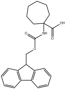 FMOC-1-AMINO-1-CYCLOHEPTANECARBOXYLIC ACID Struktur