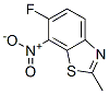 Benzothiazole, 6-fluoro-2-methyl-7-nitro- (9CI) Struktur