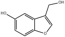 3-Benzofuranmethanol,  5-hydroxy- Struktur