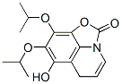 2H,6H-Oxazolo[5,4,3-ij]quinolin-2-one,  7-hydroxy-8,9-bis(1-methylethoxy)- Struktur