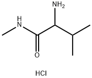 2-Amino-N,3-dimethylbutanamide hydrochloride Struktur