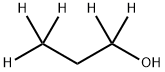 PROPYL-1,1,3,3,3-D5 ALCOHOL Struktur