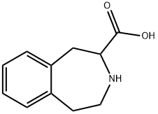 1H-3-Benzazepine-2-carboxylic acid, 2,3,4,5-tetrahydro- Struktur