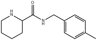 N-[(4-methylphenyl)methyl]piperidine-2-carboxamide Struktur