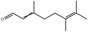 3,6,7-Trimethyl-2,6-octadienal Struktur