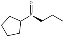 Cyclopentane, (propylsulfinyl)-, (S)- (9CI) Struktur