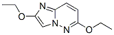 Imidazo[1,2-b]pyridazine, 2,6-diethoxy- (9CI) Struktur