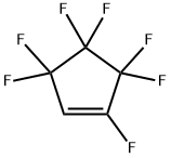 1H-HEPTAFLUOROCYCLOPENTENE Struktur