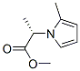 1H-Pyrrole-1-aceticacid,alpha,2-dimethyl-,methylester,(alphaS)-(9CI) Struktur