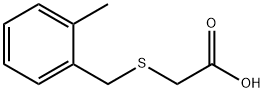 [(2-METHYLBENZYL)THIO]ACETIC ACID Struktur