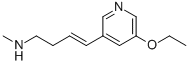 3-Buten-1-amine,4-(5-ethoxy-3-pyridinyl)-N-methyl-,(3E)-(9CI) Struktur