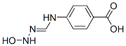 Benzoic acid, 4-[[(hydroxyamino)iminomethyl]amino]- (9CI) Struktur