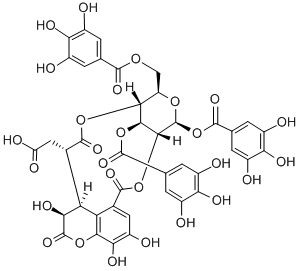 Chebulinic acid Struktur