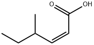 CIS-3-METHYL-2-HEXENOIC ACID Struktur